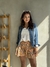Short c/Vuelo Luna Print Mostaza en internet