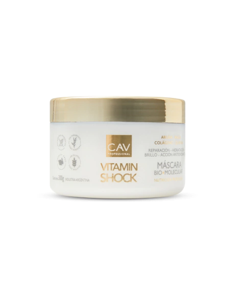 Máscara Capilar Vitamin Shock 300g: Nutrición y Brillo Intenso - comprar online
