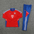 Conjunto Bayern De Munique Treino 2023/2024 Manga Longa - Vermelha e Azul