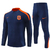 Conjunto Seleção Da Holanda 24/25 Manga Longa - Azul Marinho e Laranja