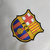 Jaqueta Corta-Vento Barcelona Branca 23/24 - FUTBOYMARCA 