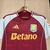 Camisa Aston Villa Home 25/26 Grená e Azul Celeste