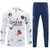Conjunto Do Psg 2024/2025 Branca e Azul Marinho - Manga Longa