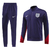 Conjunto Da Inglaterra Treino 2024/2025 Roxa e Vermelha - Jaqueta e Calça