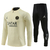 Conjunto Psg Treino 2023/2024 Manga Longa - Bege e Preta