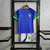 Conjunto Seleção Brasileira II 23/24 Infantil - Azul e Verde