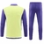 Conjunto De Treino Real Madrid 24/25 Manga Longa - Verde Claro e Roxa na internet