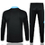 Conjunto Seleção Argentina 24/25 Manga Longa - Preta e Azul Celeste