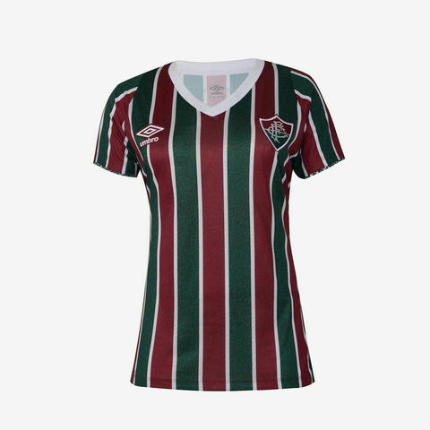 Camisa Fluminense I 24/25 Feminina - Verde e Grená
