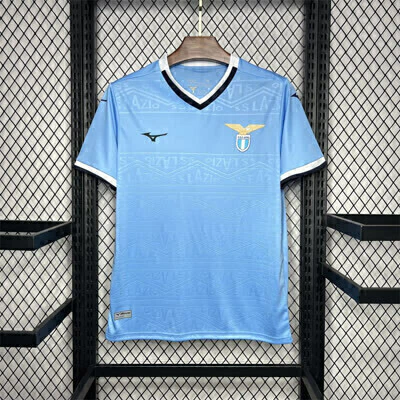 Camisa Lazio Home 24/25 Azul Celeste e Branca