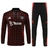 Conjunto Manchester United Treino 24/25 Manga Longa - Vermelha e Preta