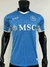 Camisa Napoli I 2024/2025 Versão Jogador - Azul Celeste e Branco