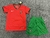 Conjunto Seleção De Portugal I infantil 24/25 Vermelha e Verde