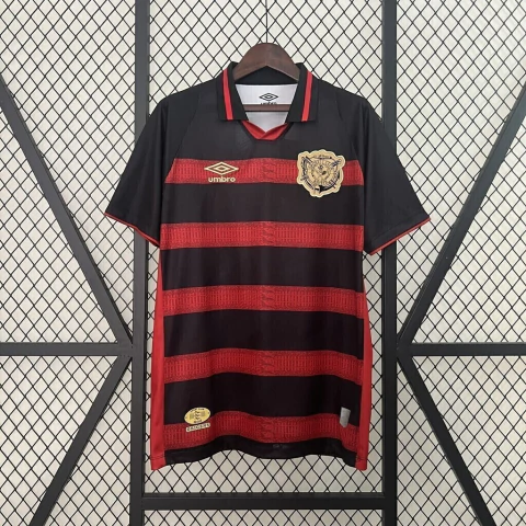 Camisa Sport Recife Home 24/25 Preta e Vermelha
