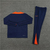 Conjunto Seleção Da Holanda 24/25 Manga Longa - Azul Marinho e Laranja na internet