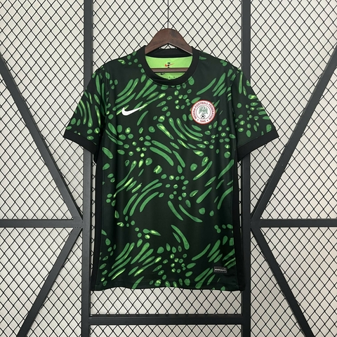 Camisa Seleção Nigéria II 2024/2025 Verde e Verde Limão