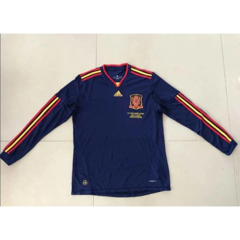 camisa selecao espanha 2010 manga longa