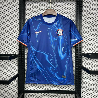 Camisa Chelsea Home 24/25 Azul e laranja