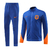 Conjunto De Treino Seleção Holanda 24/25 Jaqueta e Calça - Azul e Laranja