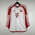 Camisa Bayern de Munique I 2023/2024 Manga Longa - Branca e Vermelha