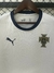 Camisa de treino branca e azul marinho da Seleção de Portugal, com logo da Puma e escudo da federação