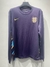 Camisa Seleção Inglaterra II 2024/2025 Manga Longa - Roxa e Dourada