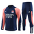 Conjunto De Treino Lyon 23/24 Manga Longa - Azul Marinho e Rosa