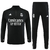 Conjunto De Treino Real Madrid 23/24 Manga Longa - Preta e Branca