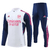 Conjunto Arsenal Treino 23/24 Branca e Azul Marinho - Manga Longa