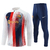 Conjunto De Treino Barcelona 2023/2024 Branca e Azul Marinho