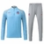 Conjunto Atlético Madrid 2024/2025 Manga Longa - Azul Celeste e Cinza