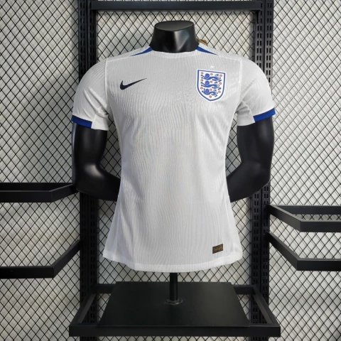 Camisa Seleção Inglaterra Home 23/24 Versão Jogador - Branca e azul