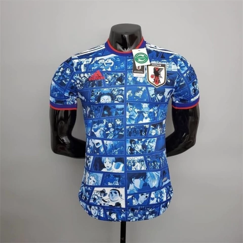 Camisa Seleção Do Japão Anime 2021/22 Versão Jogador Azul