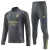 Conjunto De Treino Arsenal 23/24 Manga Longa - Cinza e Dourada