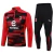 Conjunto de time Ac Milan 24/25 Manga Longa - Vermelha e Preta