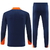 Conjunto Seleção Da Holanda 24/25 Manga Longa - Azul Marinho e Laranja - FUTBOYMARCA 
