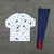Conjunto Do Psg 2024/2025 Branca e Azul Marinho - Manga Longa na internet