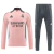 Conjunto De Treino Real Madrid 24/25 Manga Longa - Rosa e Cinza