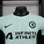Camisa Chelsea III 2023/2024 Versão Jogador - Verde Menta e Preta - FUTBOYMARCA 