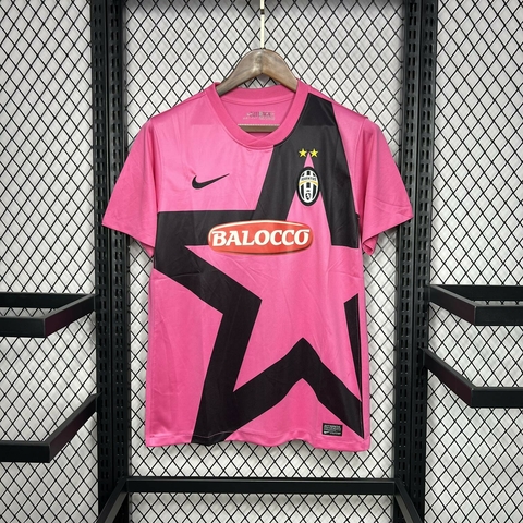 Camisa Retrô Juventus II 2011/2012 Rosa e Preta