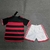 Conjunto Infantil Flamengo I 24/25 Vermelha e Preta