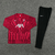 Conjunto De Treino Liverpool 2023/2024 Manga Longa - Vermelha e Preta