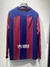 Camisa Barcelona I 2023/2024 Manga Longa - Grená e Azul