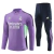 Conjunto De Treino Real Madrid Roxa 22/23 Manga Longa