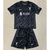 Kit Goleiro Liverpool Infantil 2024/2025 Cinza e Preta
