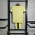Conjunto Infantil Corinthians III 2023/2024 Amarelo e Preta
