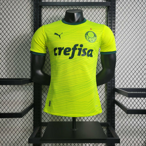 Camisa Palmeiras III Verde Limão 2023/2024 Versão Jogador
