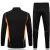 Conjunto Internacional 2023/2024 Manga Longa -Preta e Laranja - comprar online