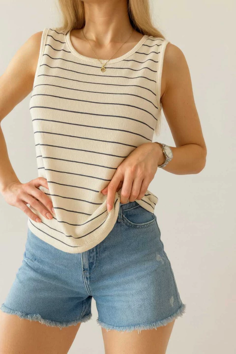 Musculosa 369 -Multi Rayas- -Morley- - comprar online