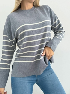 Sweater 370 -Full Rayas- -Bremer- -Doble Hilo- - tienda online